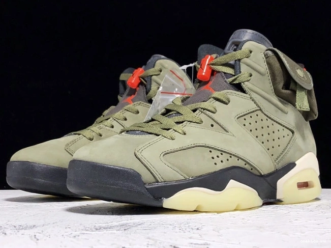 Chep Onekick CN1084-200 x 6 Travis Jordan Air Medium Scott Olive 0611